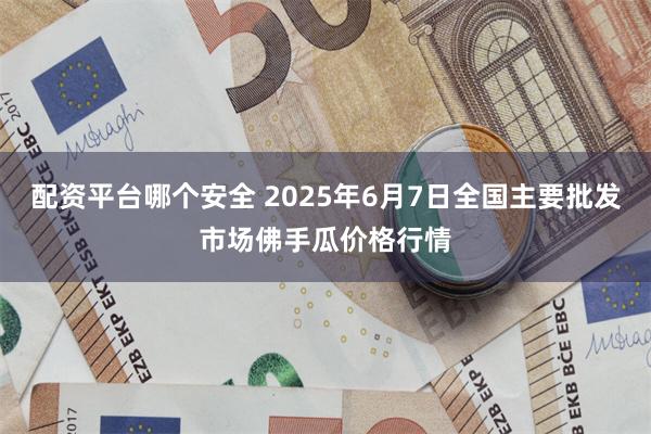 配资平台哪个安全 2025年6月7日全国主要批发市场佛手瓜价格行情