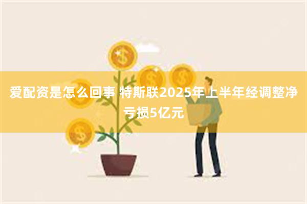 爱配资是怎么回事 特斯联2025年上半年经调整净亏损5亿元