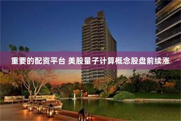 重要的配资平台 美股量子计算概念股盘前续涨